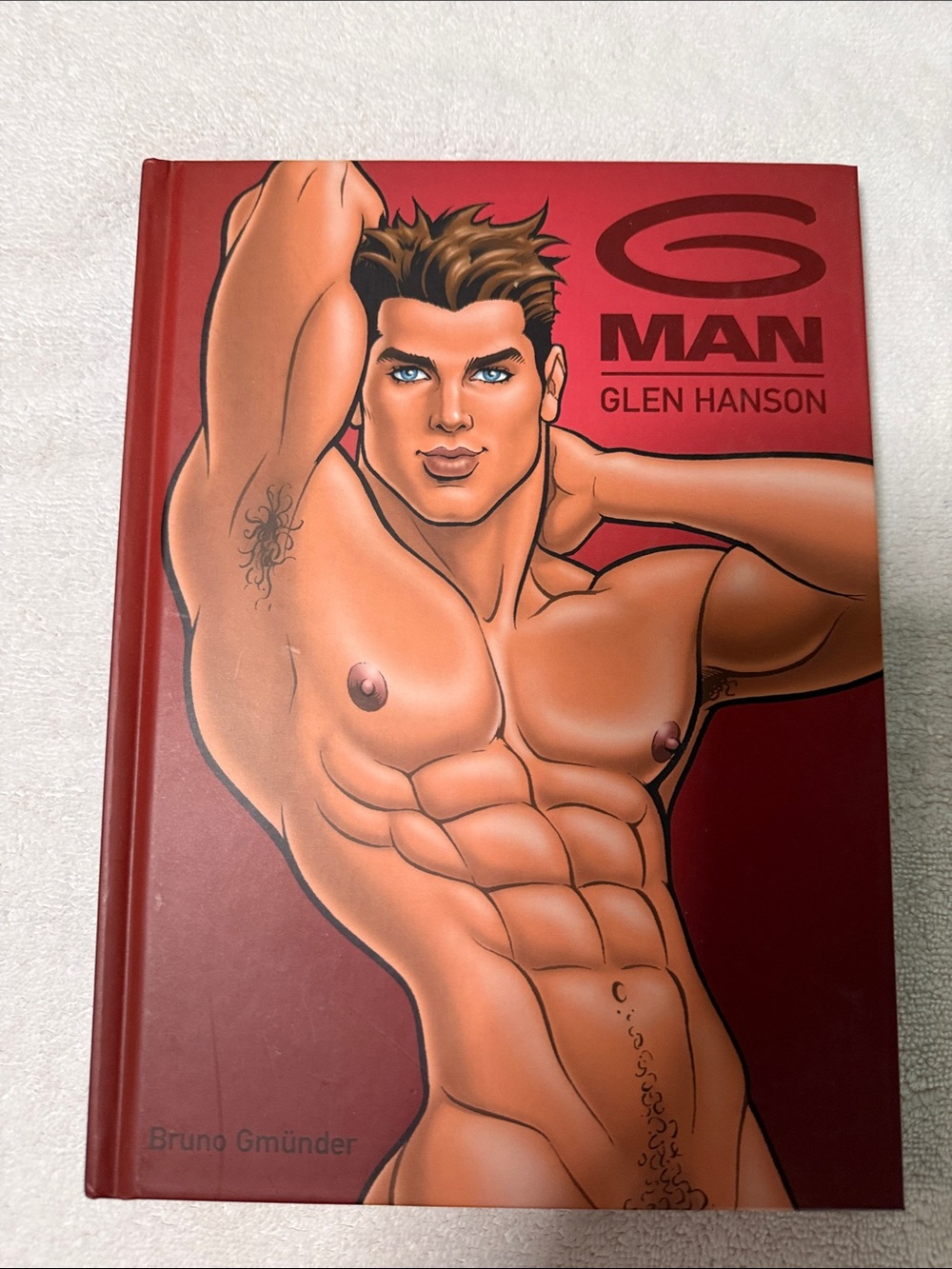 G Man Hardcover Art Book - Red